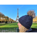 Merino vilnas cepure ar noņemamu bumbuli, ļoti silta un elpojo&scaron;a, R021071, Origin Outdoors