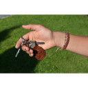 Ērču noņem&scaron;anas rīks ar uzglabā&scaron;anas futlāri un atslēgu piekariņu, nerūsējo&scaron;ais tērauds, R210860, CITS