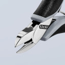 Elektronikas diagonālie griezēji, KNIPEX, 77 22 115 ESD, ESD aizsardzība, cietība 62 HRC, ergonomiski rokturi