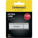 Intenso USB atmintinė 3531491 128 GB, USB 3.2 Gen 1, iki 70 MB/s, Aliuminis, Sidabrinė