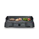 Severin Grill PG 008595, 2000W, must, 390x230mm, sile ja sooneline plaat, eemaldatavad osad, reguleeritav termostaat