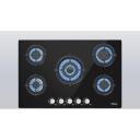 Iseasy gaasipliit MGBG-775, 5 p&otilde;letit, 1x1 kW, 2x1.75 kW, 1x2.7 kW, 1x3.3 kW, klaaspind, NG/LPG