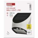 Emos LED valgus LUMI ZG172S, 240 lm, 3,7 V, IP54, neutraalne valge, PIR andur, 120&deg;, 10 h.
