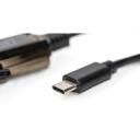Digitus USB Type-C seriālais adapteris DA-70166, RS-232, 1 Mbps, USB 2.0, melns