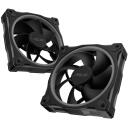 Asus Prime MR120 Ventilators ARGB 90DA00I0-B09020, 3 ventilatori, 58 CFM, 1600 RPM, 21 dB, 20 RGB LED, PWM atbalsts