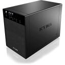 Raidsonic Cietā diska korpuss IB-3640SU3, 4x3,5'', USB 3.0, eSATA, 5 Gbps, JBOD, melns, alumīnijs
