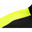 High-visibility jacket FL06, L, Pesso, black/yellow