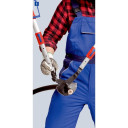 Kabeļu šķēres, KNIPEX, 95 32 038, regulējami teleskopiskie rokturi līdz 770 mm, griešanas jauda līdz Ø 38 mm