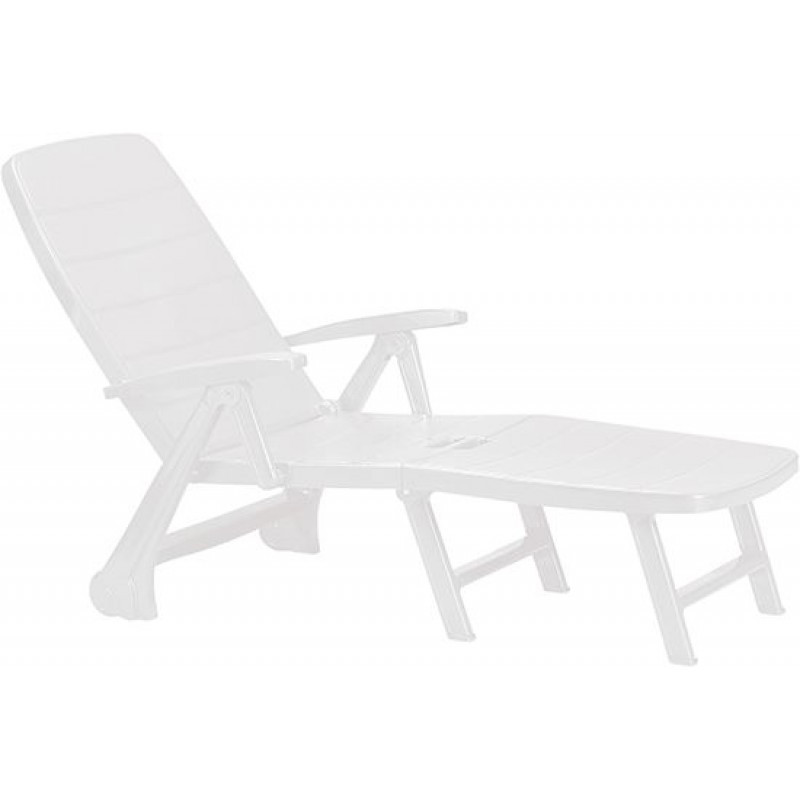 Sauļošanās krēsls Roma balts 29180022450 KETER