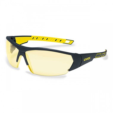 UVEX I-WORKS prillid mustad / kollased