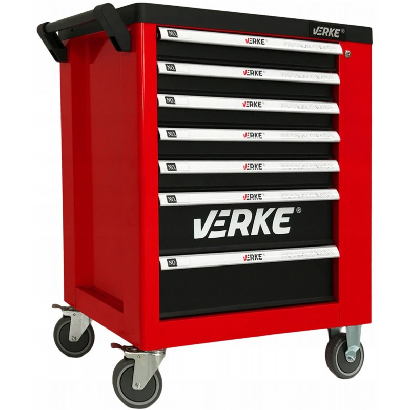 Шкаф для сервисного инструмента, 7 + 1 ящика VERKE