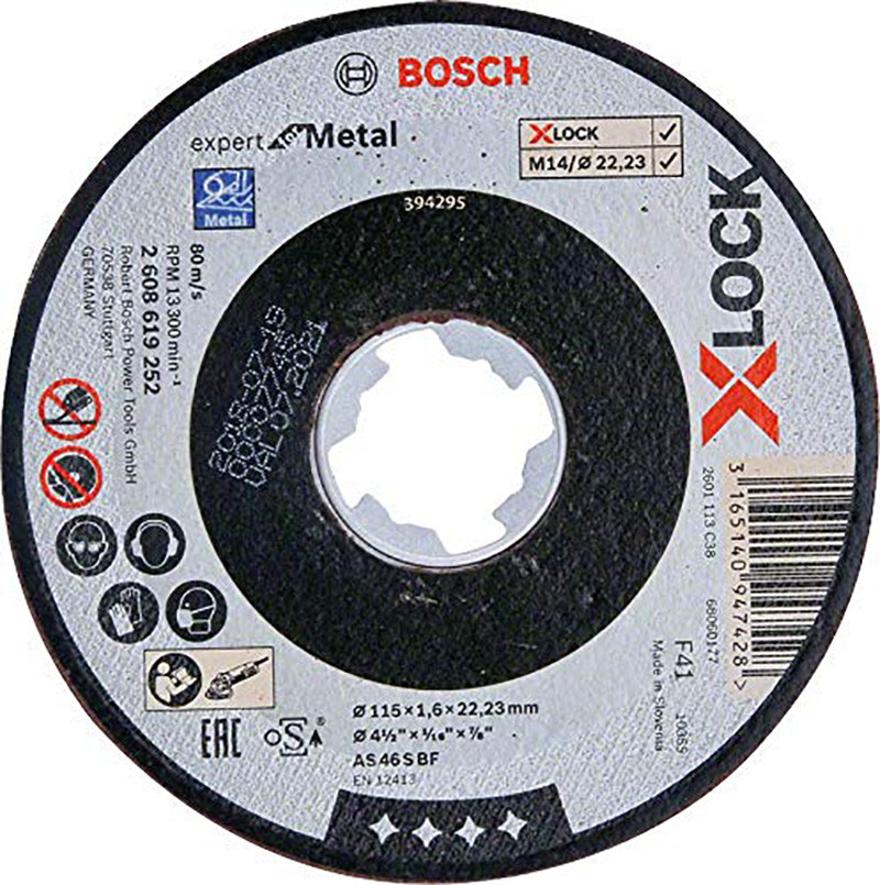 X-LOCK abrasiivketas Expert for Metal 2608619252 BOSCH