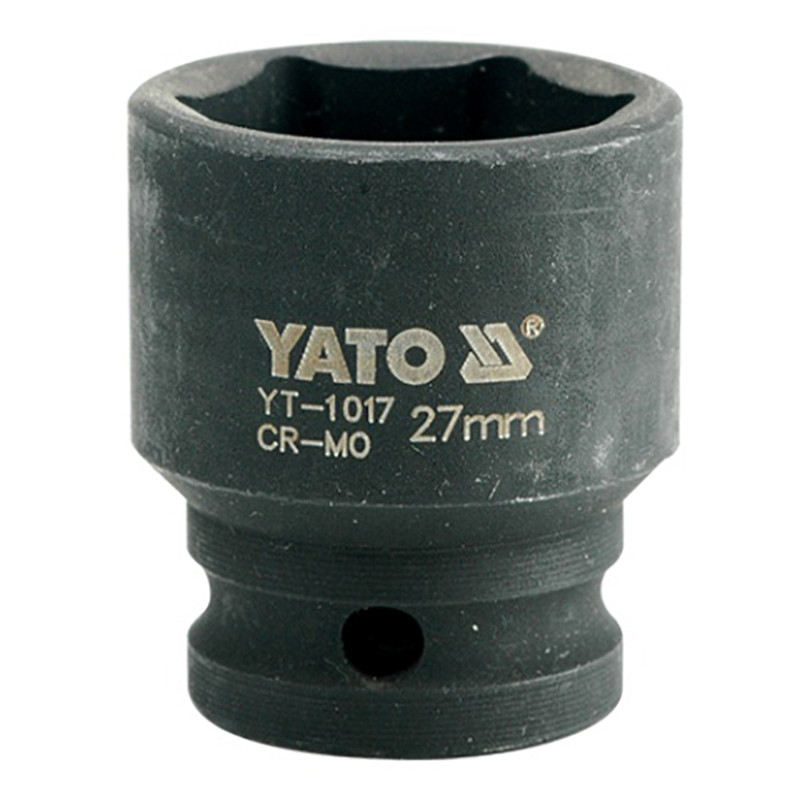 Löökpadrun Hex, 27.0Mm, Crmo, 1/2" YT-1017 YATO