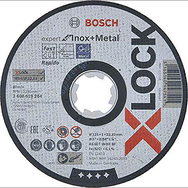 Абразивный диск X-LOCK Expert для нержавеющей стали / металлу 2608619264 BOSCH