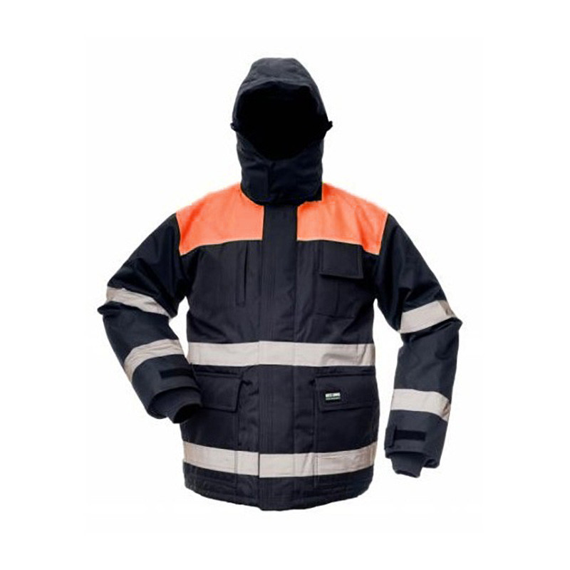 Светоотражающая куртка, оранжево-синяя, размер S, FB-8925-S