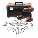 Akumulatora urbjma&scaron;īna 18V (2x2.0Ah) BCK186D2KA-QW BLACK DECKER
