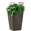 Vazonas Rattan Planter S KETER 29192300590 rudas 28,5x28,5x43,5cm