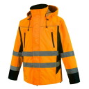 Hi-vis jacket, orange/black, L, Pesso, DENVER_O-L, EN ISO 20471:2013 Class 2