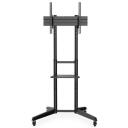 Digitus Televizora plaukts DA-90447, 37-70", 50 kg, VESA 100x100-600x400, augstuma regulē&scaron;ana 128,5-145 cm, melns