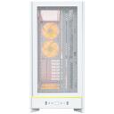 Montech Korpus HS01 PRO (W), Midi Tower, 2x USB 3.0, 480mm, 240mm, 480mm, 2x 120mm taga, 3x 120mm p&otilde;hjas, 4x 2.5"