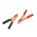 40A Akumulatora Klemju Komplekts, 2 gab. (melns-sarkans), 100mm, AW16180, AWTOOLS