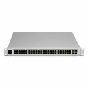Layer 2 PoE komutatorius su 48 &times; GbE 32 PoE+ 4 &times; 1 GbE SFP 195 W PoE be ventiliatoriaus 1.3&Prime; LCM montavimas į spintą USW 48 PoE Baltas Ubiquiti