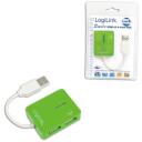 Logilink USB centrmezgls 4-Port, UA0138, 4 x USB 2.0, 480 Mbit/s, USB baro&scaron;ana, pārslodzes aizsardzība
