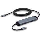 Lindy dokas stotis 43326, 1 HDMI, 1 USB-C, 2 USB 3.2, 1 SD, 1 microSD, 4K palaikymas, 1.4m maitinimo laidas