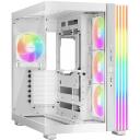 Be Quiet Midi Tower BGW68, 4 вентилятора, 2x 2.5, 1x 3.5, 450 мм глубина, 305 мм ширина, 455 мм высота, белый цвет, ARGB