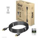 Club3D HDMI kabelis CAC-1375 5m 48Gbps, 4K120Hz, 8K60Hz, 28 AWG, auksiniai kontaktai, juodas