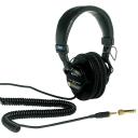 Sony Austiņas MDR-7506, SONY MDR-7506, 40mm, 63&Omega;, 106dB, 3m, salokāmas, slēgta konstrukcija, OFC kabelis