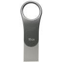 Silicon Power Mobilais C80 USB zibatmiņa SP016GBUC3C80V1S, 16 GB, USB Type-A / USB Type-C, 3.0, titāns