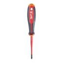 TRĪSPLAKŅU ROKTURA VDE SKRŪVGRIEŽI, TRI-LOBE VDE SCREWDRIVER PZ/ SL1 X80, 4932478735 MILWAUKEE