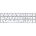 Apple Magic Keyboard Touch ID ja numbriklaviatuuriga MXK73Z/A, traadita, QWERTY, valge, Bluetooth, multimeedia klahvid