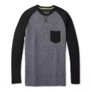 Termo krekls M'S Merino 250 Pocket Crew, izmērs: S, Medium Gray/Tick Stitch, 0192361503631 SMARTWOOL