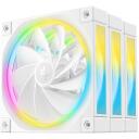 Deepcool Ventilaator FL12R WH 3 IN 1 R-FL12R-WHAPN3-G, 120 mm, 55 cfm, 500-2150 RPM, 33.9 dB, PWM tugi, RGB LED