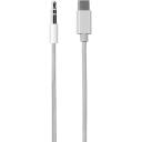 Vivanco Kaabel 62533, 1m, 3.5mm, USB-C, valge v&auml;rv