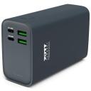 Port Connect Power Bank akumulators 907004, 26800 mAh, 65 W, 2xUSB-C, 2xUSB-A, LED indikators, kompakts dizains