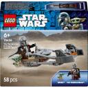 Lego Konstruktors 75436, 58 gab., 2 figūras, blaster pistole, digitālās instrukcijas