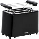 Mesko Toaster MS 3220, 750 W, 2 pesa, plastkorpus, must, 6 pruunimisastet, automaatne v&auml;ljal&uuml;litus