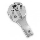 Plakans leņķis kontaktdak&scaron;a 10gab, 16A, IP20, 230V, AW24802, AWTOOLS