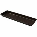 Vodar balkono padėklas 4721296, 800mm, 170mm, 50mm, stačiakampis, rudas, plastikas