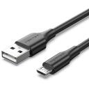 Vention USB2.0 į Micro-B kabelis/0.25m juodas CTIBC, 0.25m, USB A, Micro-USB B, 2A, 0.48Gbit/s, PVC, Ni