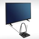Maclean MCTV-963 iek&scaron;ējā antena, 75 &Omega;, 470-862 MHz, 12 V, melna, DC kabelis