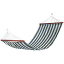 &Scaron;ūpuļtīkls TIINA 200x100cm, materiāls: textiline, krāsa: zaļā un baltā svītrainām 12945 HOME4YOU