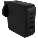 Hyper Ceļojuma Lādētājs HJ1002BKWWGL, 100W, 3xUSB-C, 1xUSB-A, ātrā uzlāde, melns