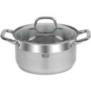 Resto Kastrul 92004 4.6L, 22cm, Klaasist kaas auruv&auml;ljundiga, M&otilde;&otilde;teskaala, Kinnitatud roostevabast terasest k&auml;epidemed