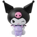 Paladone Kuromi GloBuddies nakts gaisma PP14396KUR, 16cm, violets, LED, 1 spuldze, galda virsma