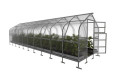 Siltumnīca KLASIKA DROP 2,5x12m ar 4mm polikarbonāta KLASIKA GREENHOUSE