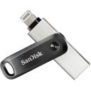 SanDisk USB флеш-накопитель 256 ГБ, SDIX60N-256G-GN6NE, USB Type-A / Lightning, 3.2 Gen 1, поворотный, защищен паролем